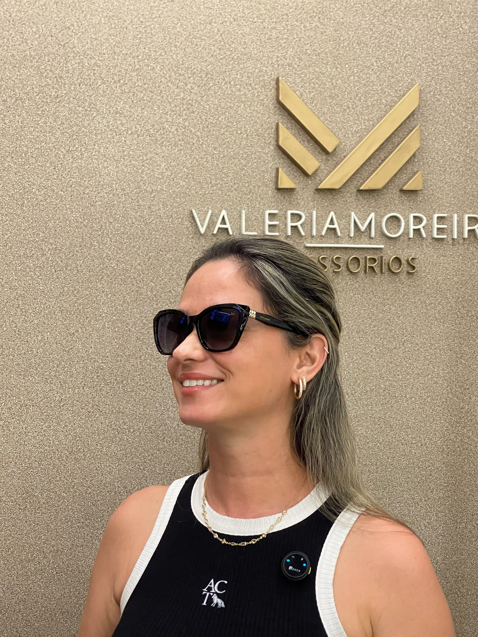 Valéria Moreira na loja